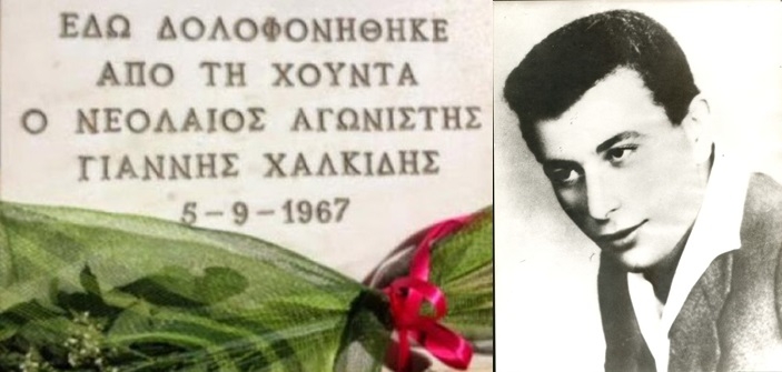 Δολοφονία ΓΙΑΝΝΗ ΧΑΛΚΙΔΗ